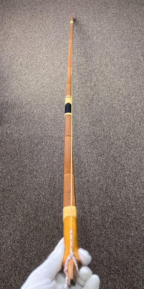 並寸　15.7kg　肥後三郎 花押　前煤竹弓　ニベ