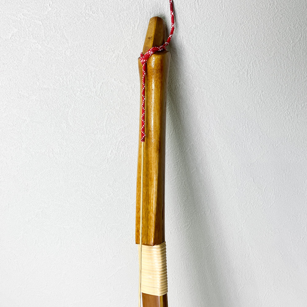三寸伸　19.3kg　松永重宣 花押　前煤竹弓