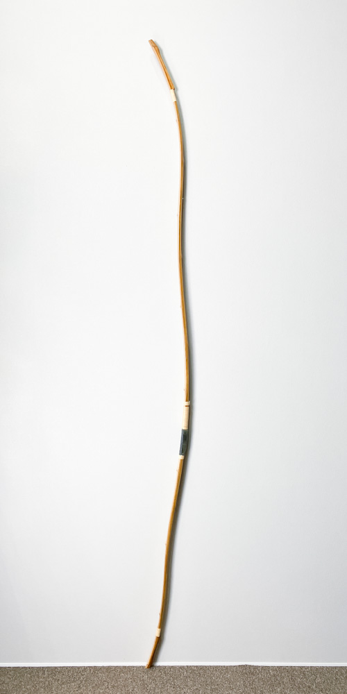 三寸伸　19.3kg　松永重宣 花押　前煤竹弓