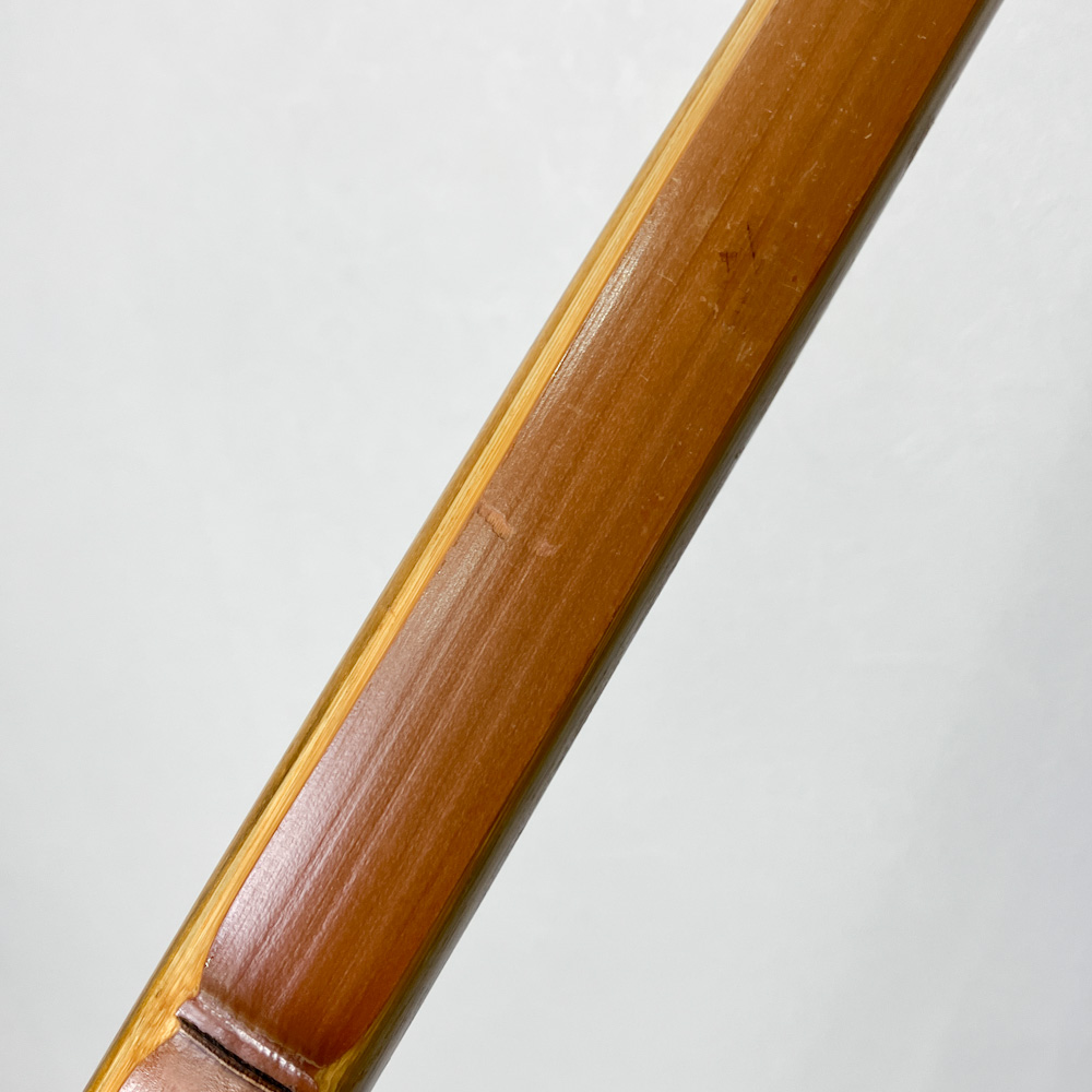 三寸伸　19.3kg　松永重宣 花押　前煤竹弓