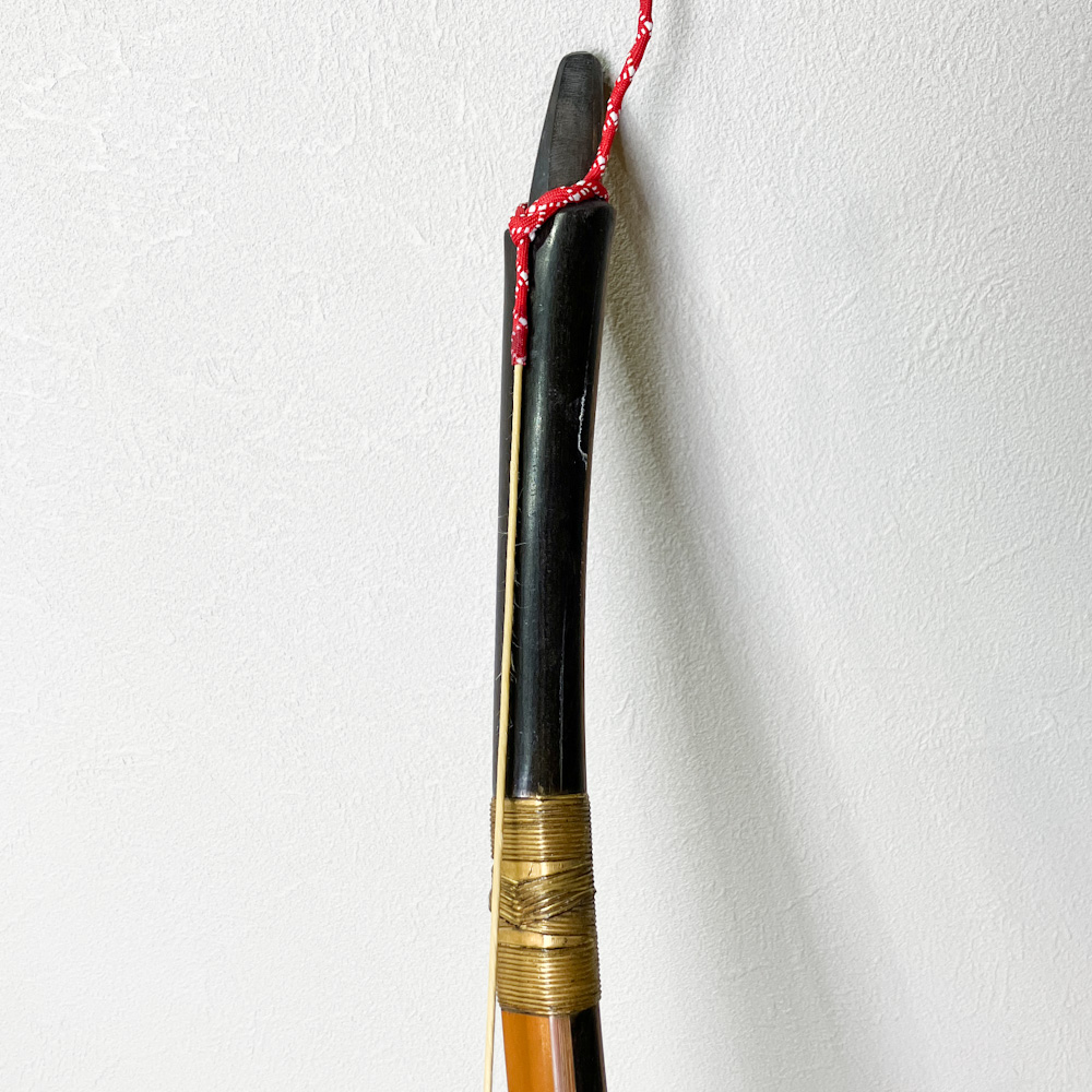 並寸　18.5kg　小川利八 花押（1854年製）　前白竹弓　ニベ