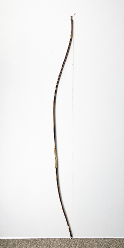並寸　18.5kg　小川利八 花押（1854年製）　前白竹弓　ニベ