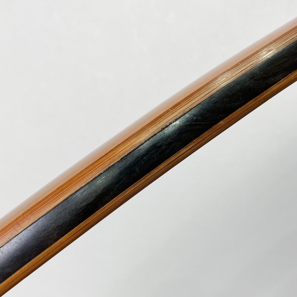 並寸　18.5kg　小川利八 花押（1854年製）　前白竹弓　ニベ
