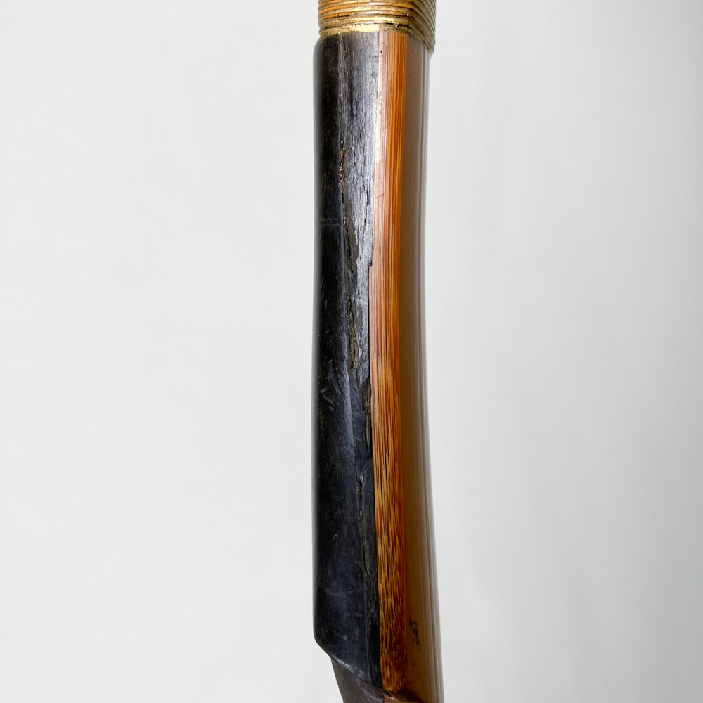 並寸　18.5kg　小川利八 花押（1854年製）　前白竹弓　ニベ