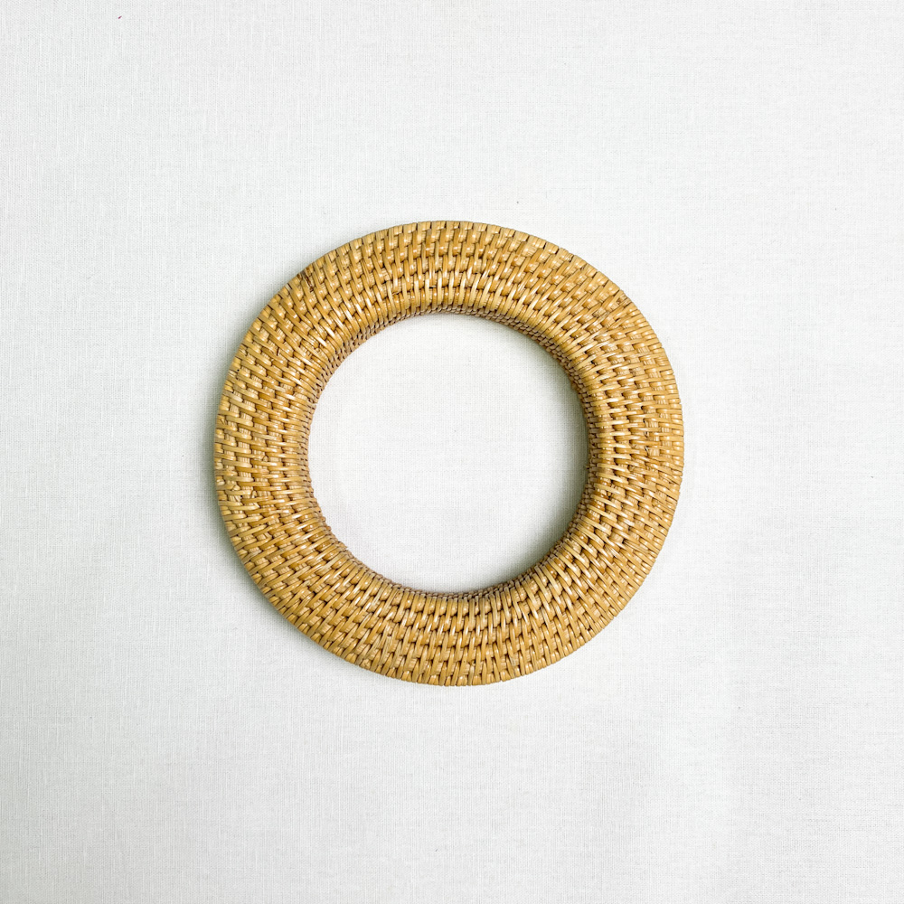 弦巻　籐　13.2cm
