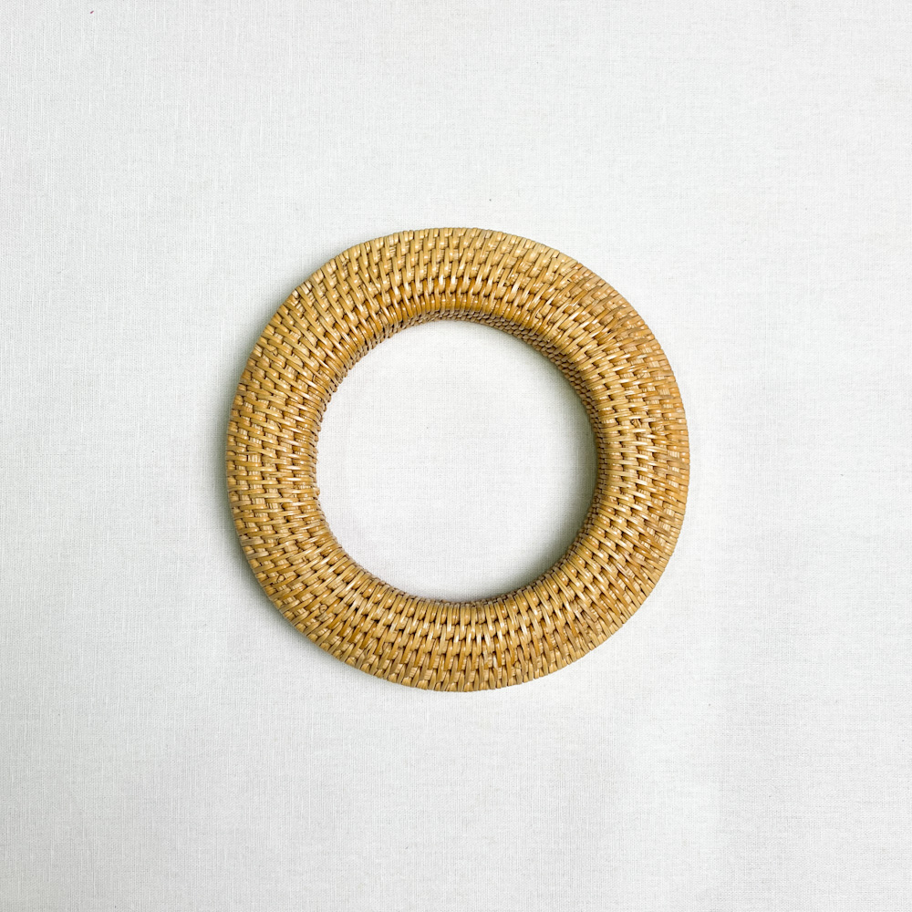弦巻　籐　13.2cm