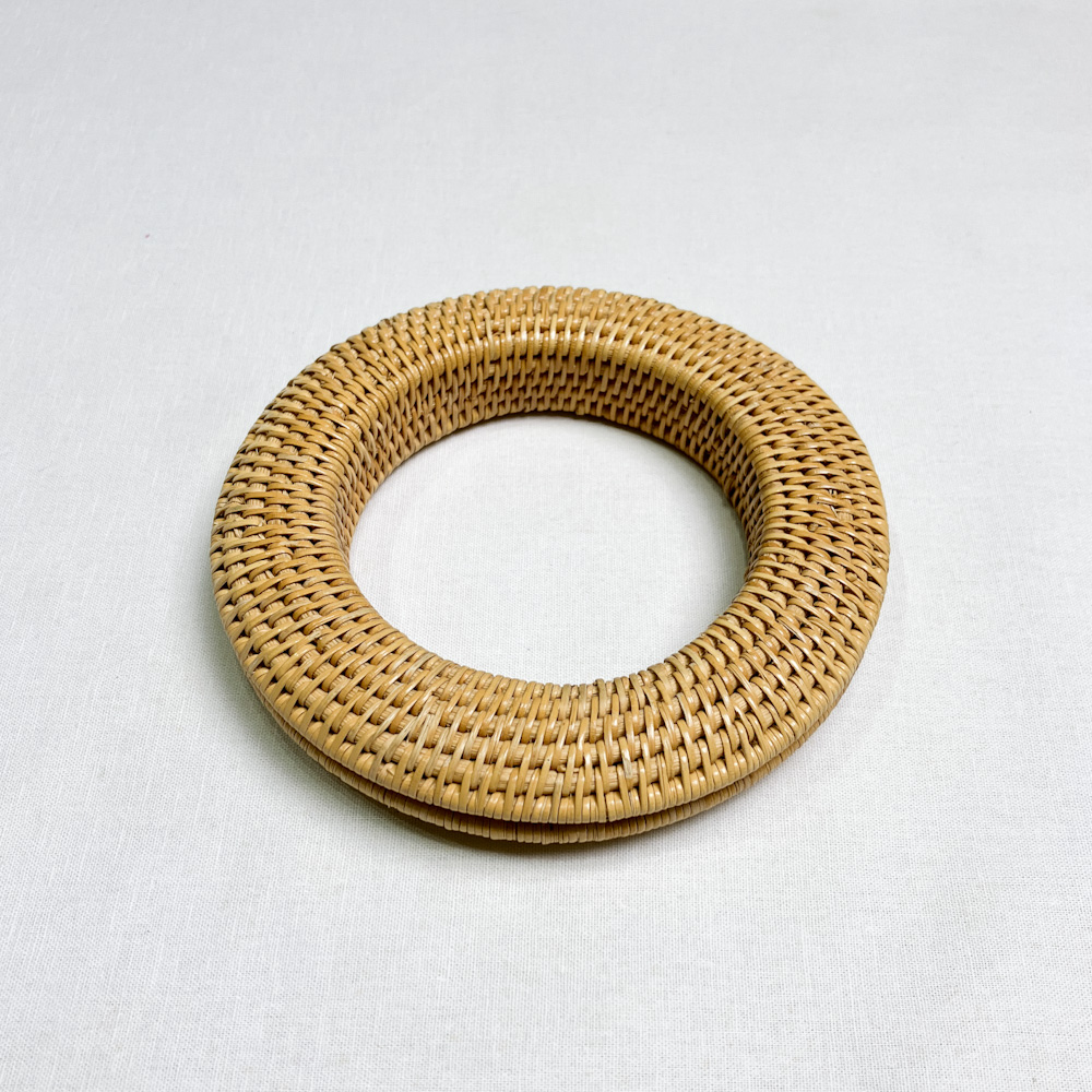 弦巻　籐　13.2cm