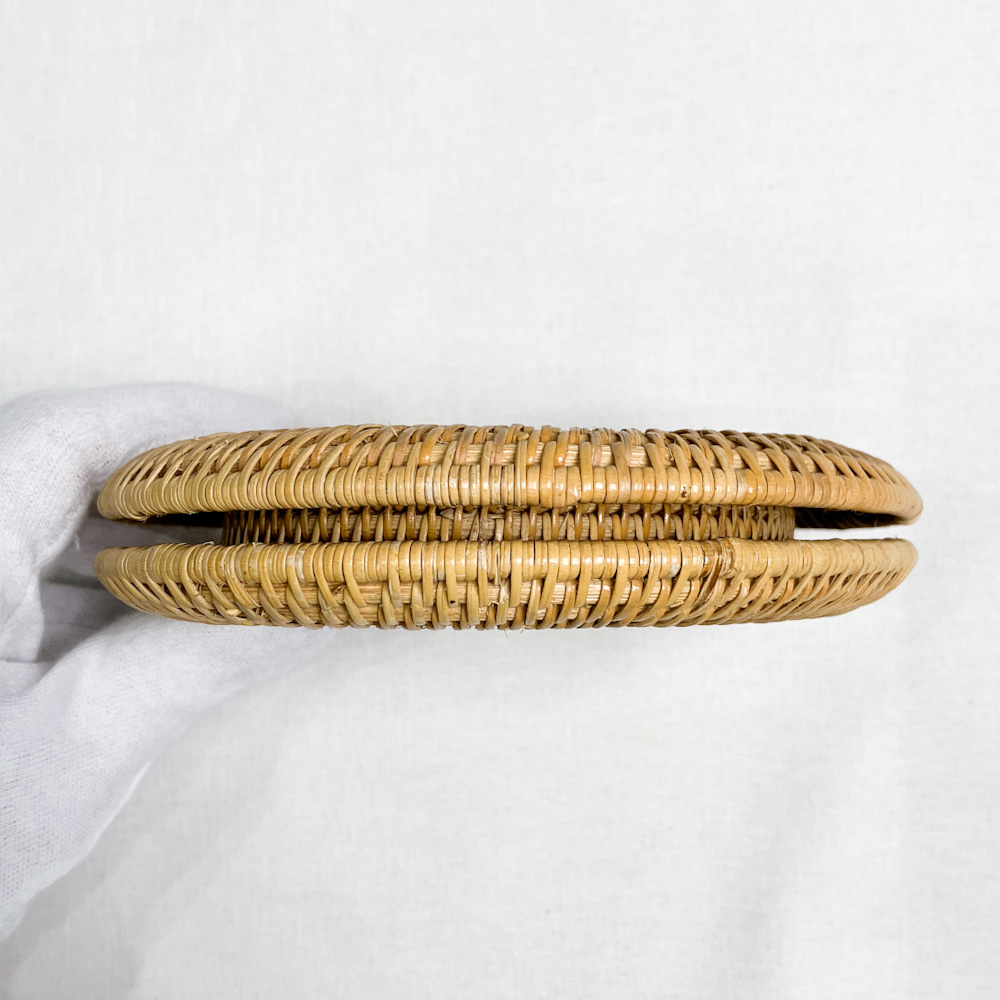 弦巻　籐　13.2cm