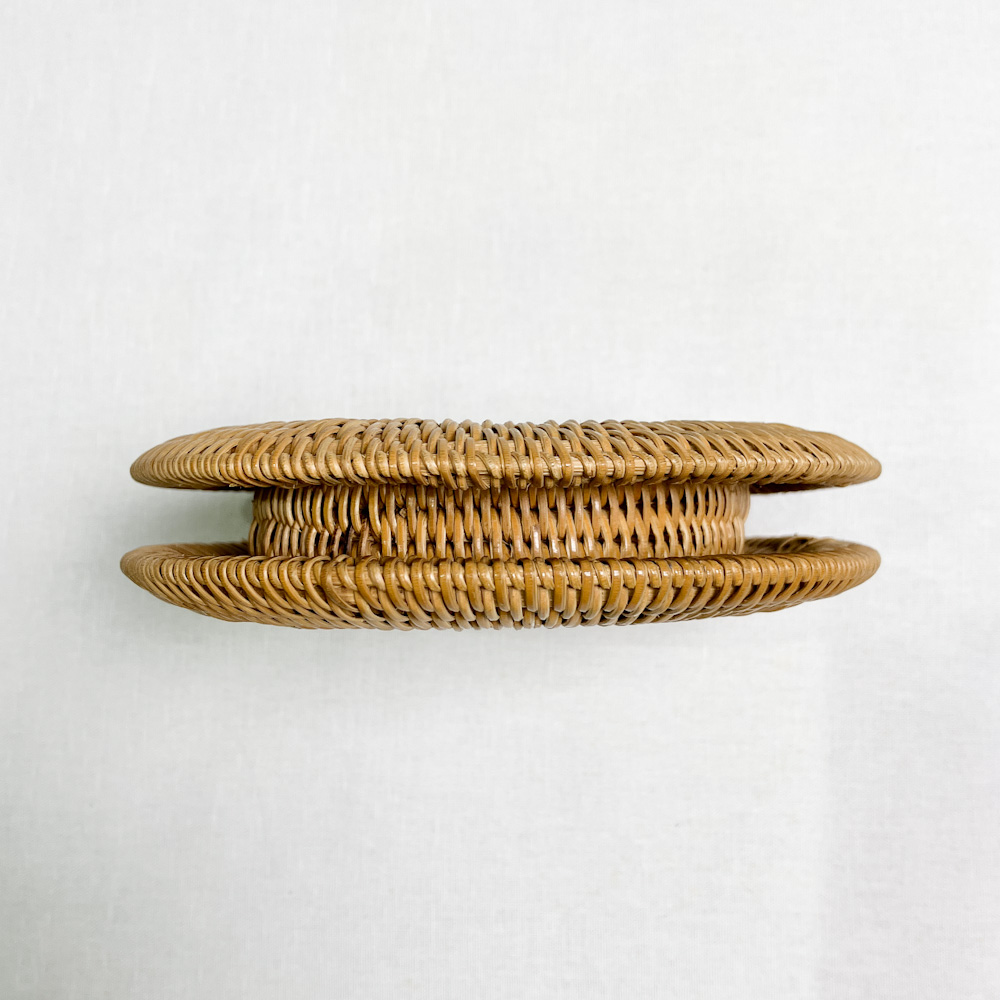 弦巻　面取籐　12.5cm