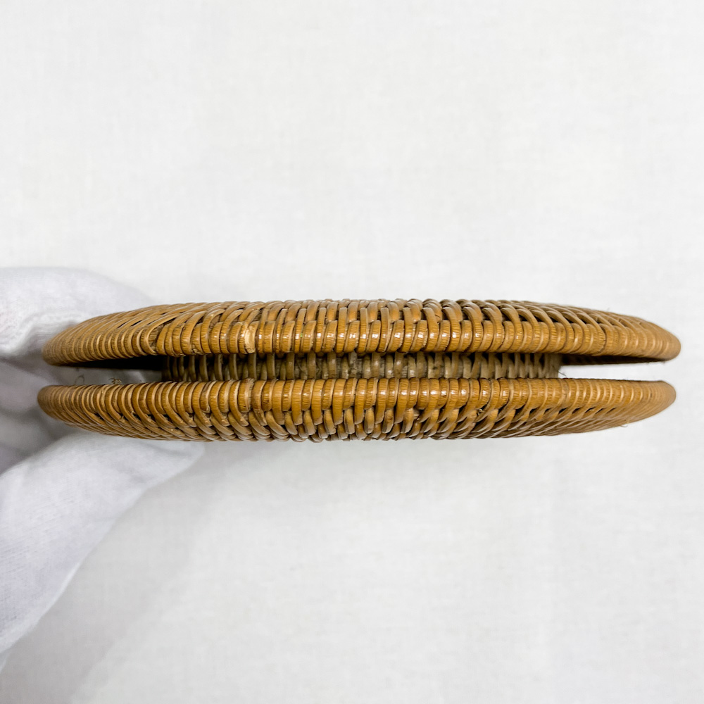 弦巻　面取籐　13.0cm