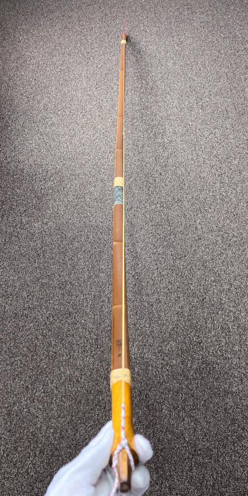 並寸　16.8kg　肥後三郎 花押　前煤竹弓　ニベ