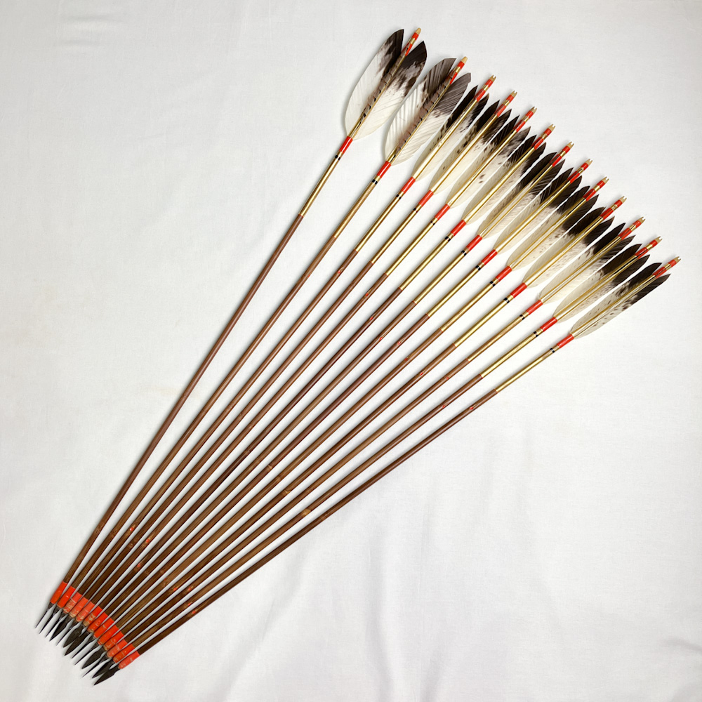 竹矢　鏃付き　13本　97.5cm