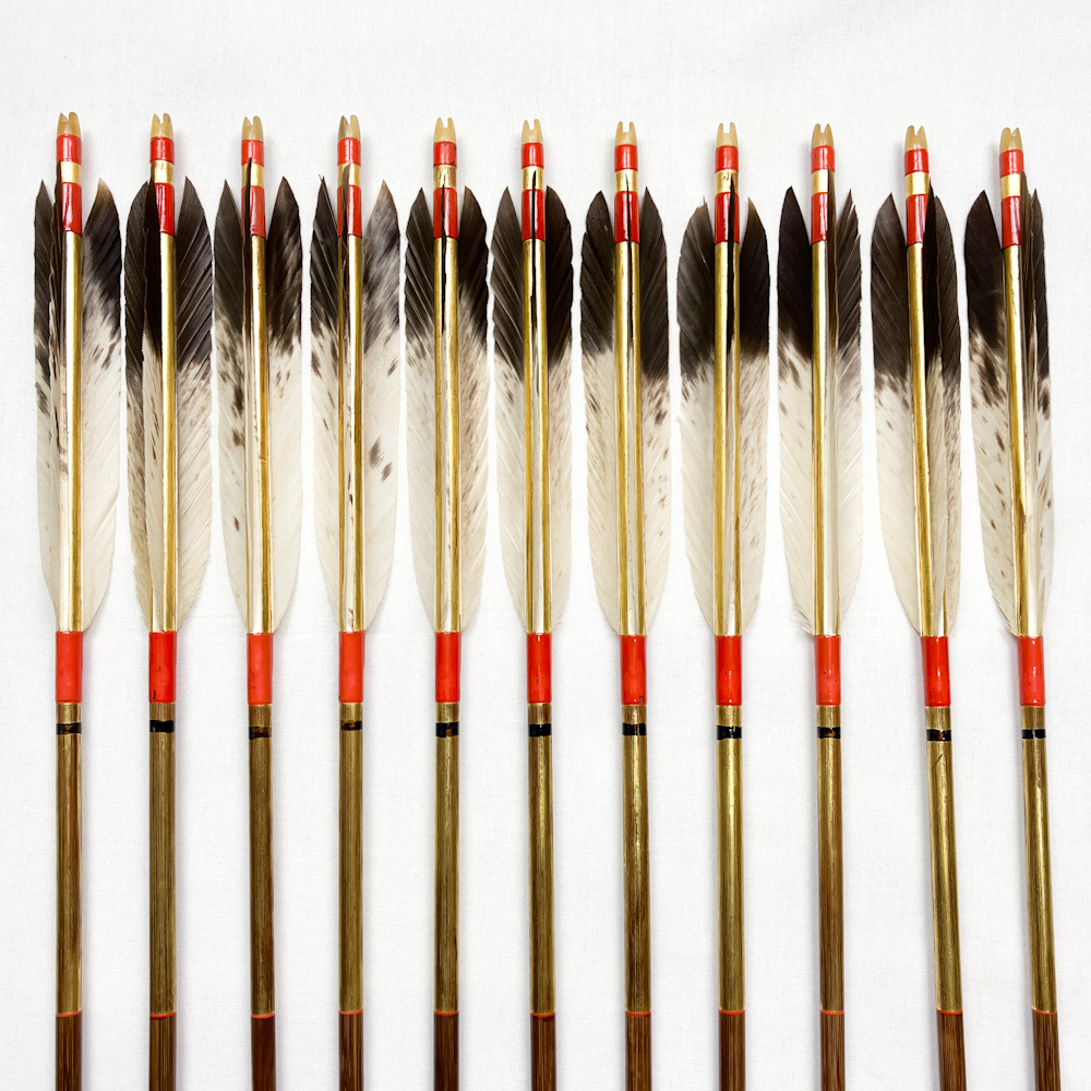 竹矢　鏃付き　13本　97.5cm