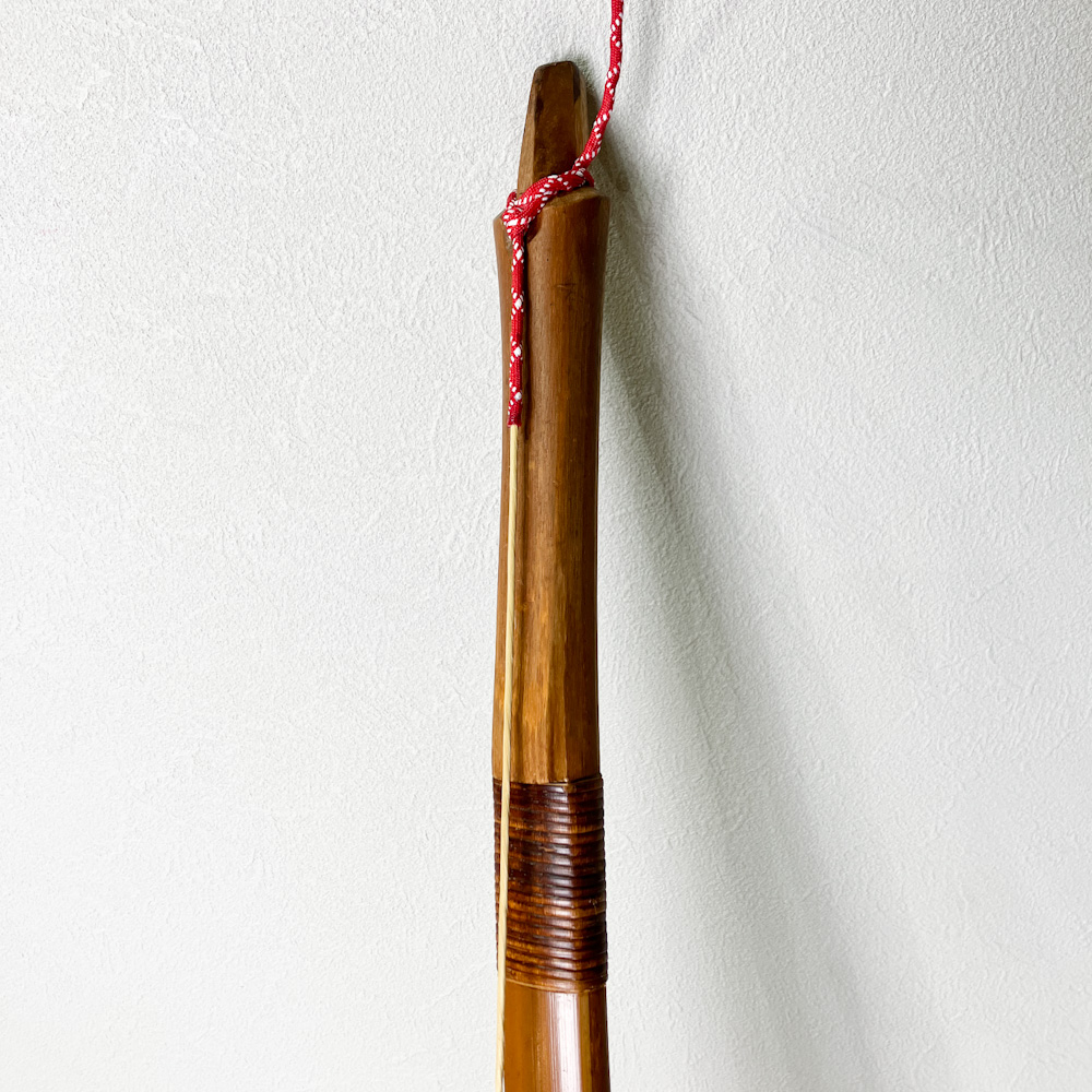 二寸伸　17.6kg　浦上栄 花押　肥後三郎 花押（初代）　前煤竹弓　ニベ