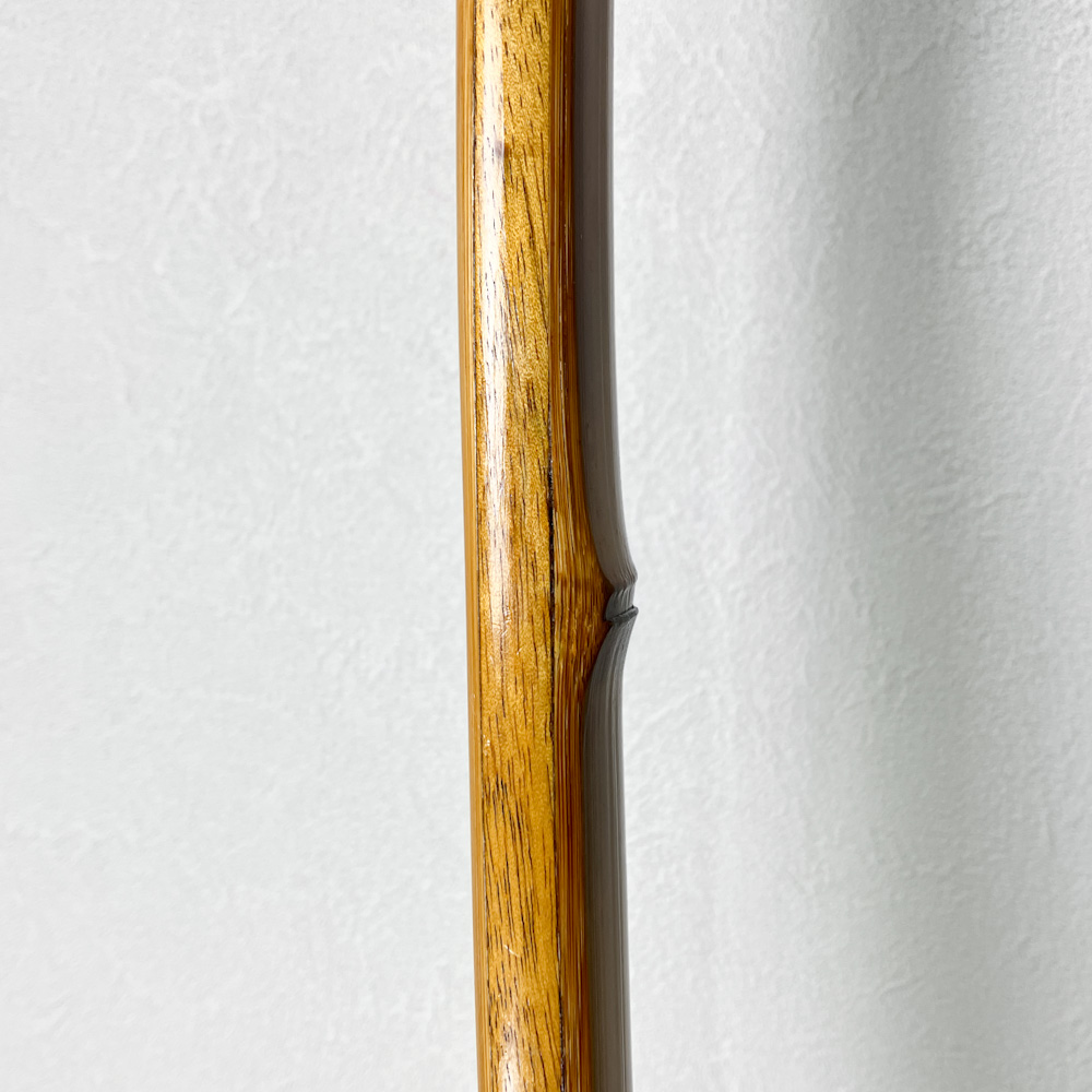 二寸伸　15.2kg　柴田勘十郎　前燻し竹弓　ニベ