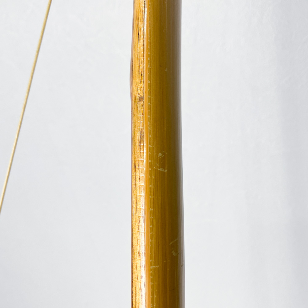 二寸伸　15.2kg　柴田勘十郎　前燻し竹弓　ニベ