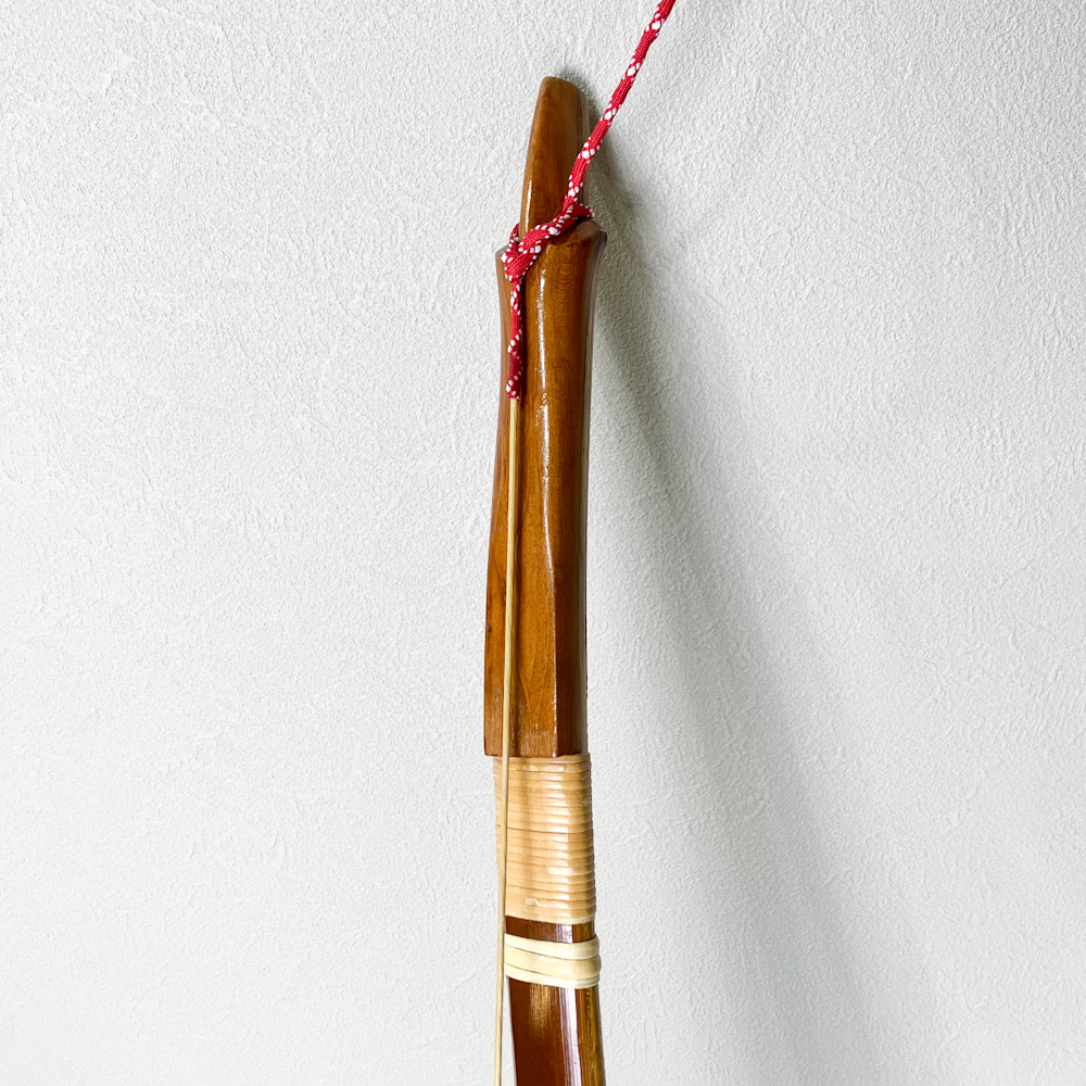 二寸伸　15.2kg　柴田勘十郎　前燻し竹弓　ニベ